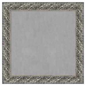 Silver Luxor 30 in. x 30 in Framed Magnetic Board