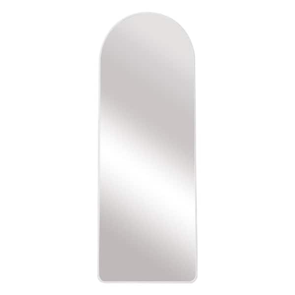 Polibi 23.20 in. W x 64.90 in. H Golden Metal Frame Full-Length Floor Standing Mirror, Wall Mounted Mirror