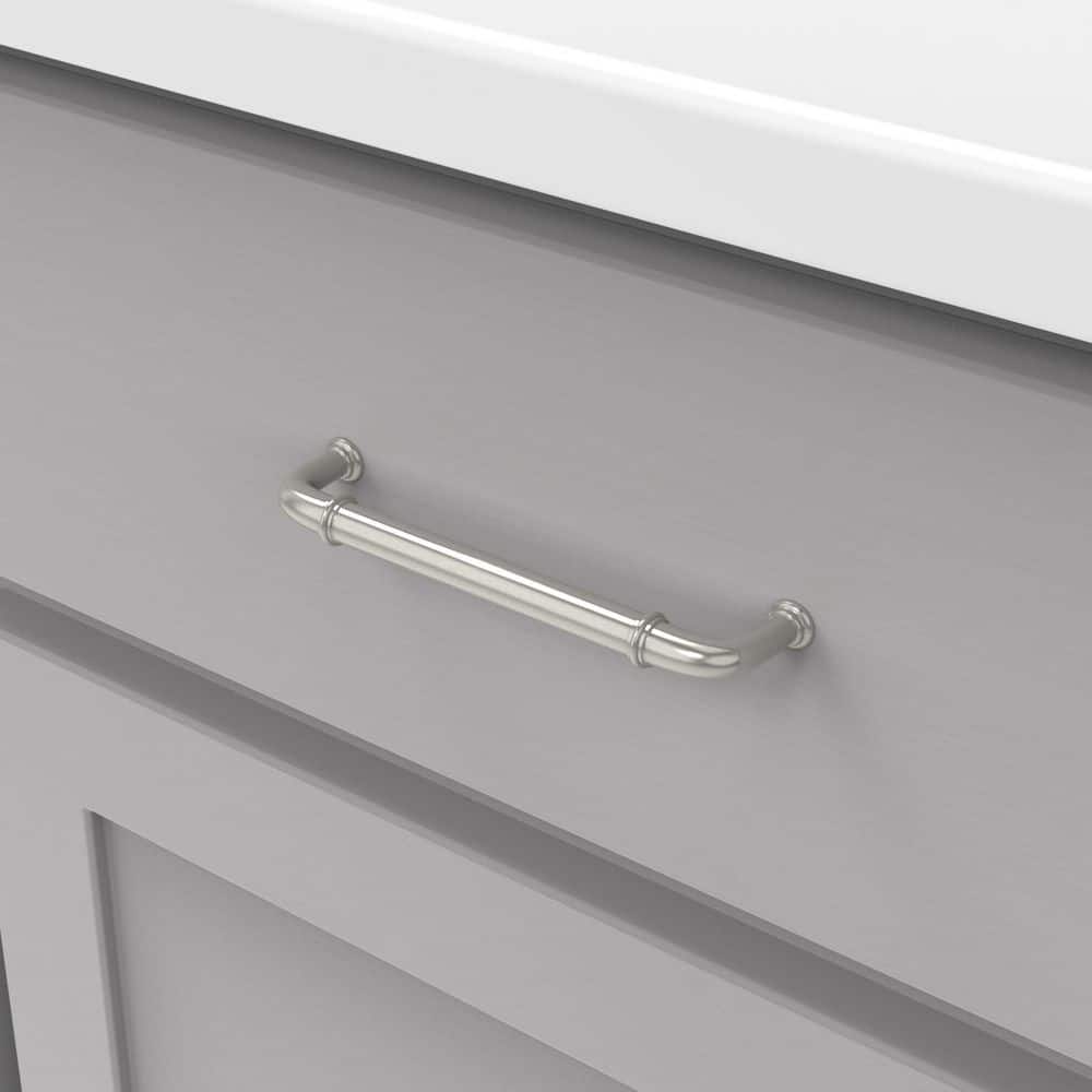 Stainless Steel 5-Inch Matte Cabinet Handle with Mounting Hardware
