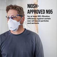 3M 9205+ N95 Aura Particulate Disposable Respirator Foldable (10-Pack) 9205PH-10-DCCA