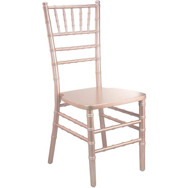 Advantage Rose Gold Wood Chiavari Chair (20-Pack)