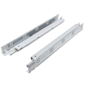 18 in. Full Extension Soft Close Undermount Drawer Slide Kit - 1 Pair (2-Pieces)