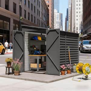 ABSCO Premier 10 ft. x 5 ft. Galvanized Steel Metal Shed in