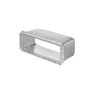 HIDE-A-VENT 10 in. Rectangular Exterior Vent for Kitchen Exhaust Fans Model  B - The Home Depot