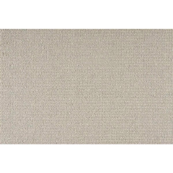 Natural Harmony Havasu - Mist - Blue 12 ft. 32 oz. Wool Loop Installed ...