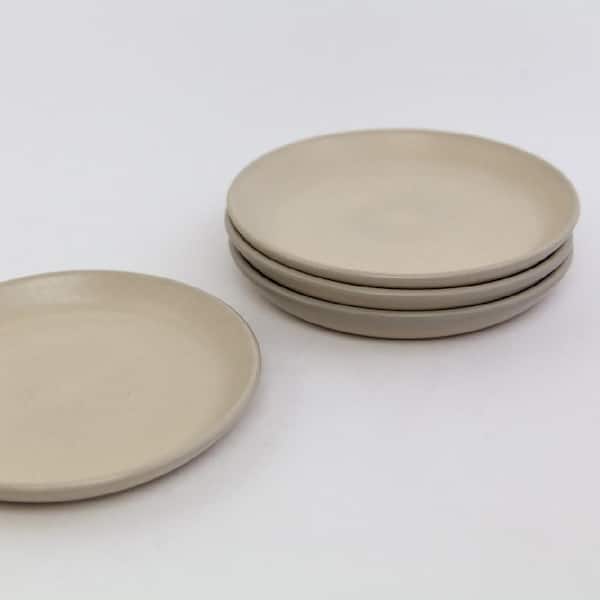 Carthage.Co La Marsa 4-Piece Modern Pita Stoneware Dinnerware Set (Service for 4)