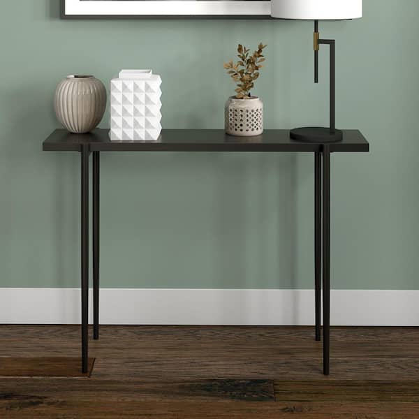 Meyer&Cross Wayne 42 in. Blackened Bronze Rectangle Metal Console Table