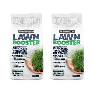 Lawn Booster Tall Fescue 9.6 lb. 1,200 sq. ft. Grass Seed with Lawn Fertilizer and Soil Enhancers (2-Pack)