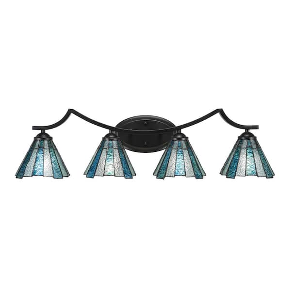 Unbranded Cleveland 8.5 in. 1-Light Matte Black Vanity Light
