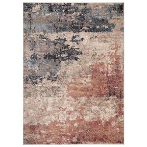 Pandora Collection Hudson Multi 7 ft. x 9 ft. Abstract Area Rug