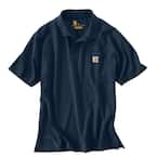 Men's Regular X Large Navy Cotton/Polyester Short-Sleeve T-Shirt