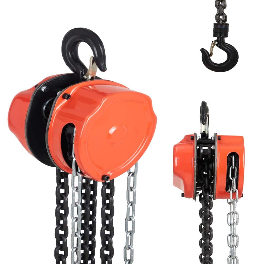 1 Ton (2,200 lb) Manual Hand Chain Hoist, 20 ft Lift Chain Block Pulley, Galvanized Steel Chain, Heavy-Duty Hooks price history on PriceWatchPro