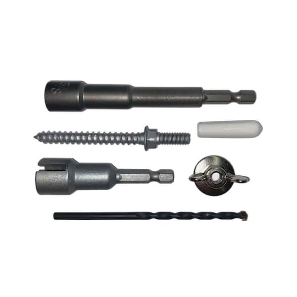 150-Pack 1/4 in. x 2 1/4 in. Direct Mount Screw Installation Kit