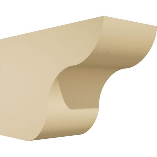 Ekena Millwork Standard Carmel 5 in. W x 8 in. H x 12 in. D Signature Urethane Rafter Tail Outlooker