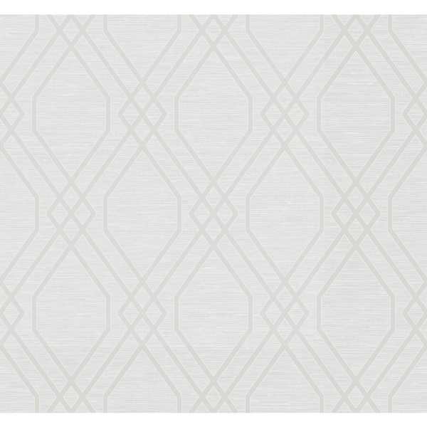 Seabrook Designs Galena Diamond Stringcloth Metallic Pearl Paper ...