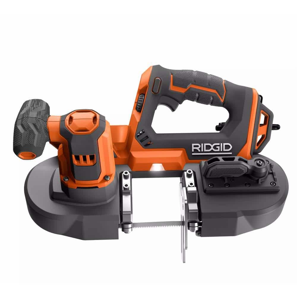 Ridgid 18 Volt Compact Band Saw Tool Only R8604b The Home Depot