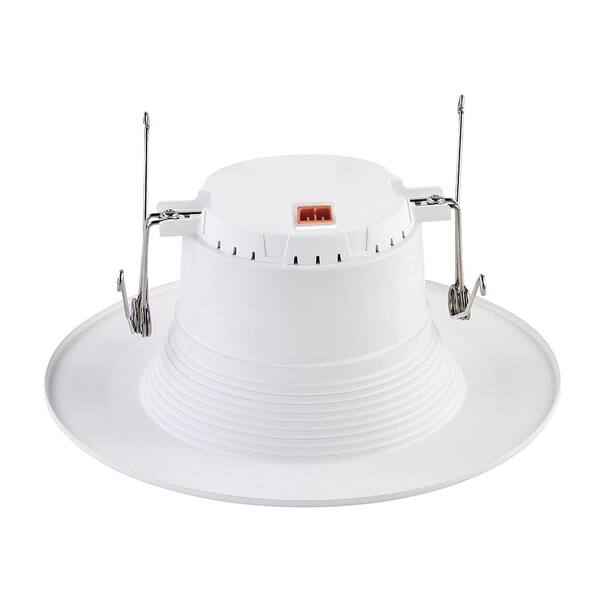 Reviews for EnviroLite 5 in./6 in. 3500K Cool White Integrated LED Recessed  CEC-T20 Baffle Trim in White