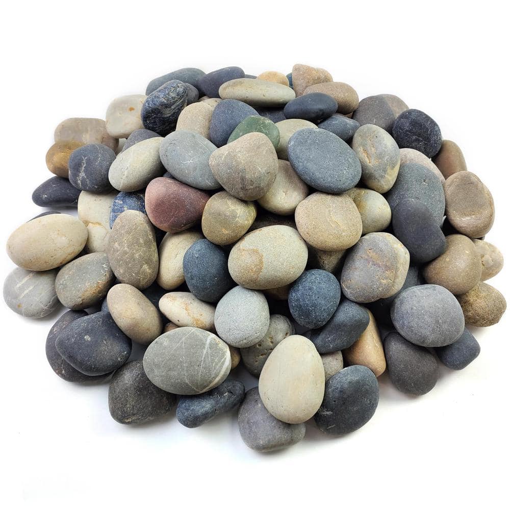 Natural Unpolished 0.25 cu. ft. Per Bag Mexican Beach Pebbles for Landscaping Garden (20 lbs. / Covers 20 cu. ft. ) price history on PriceWatchPro