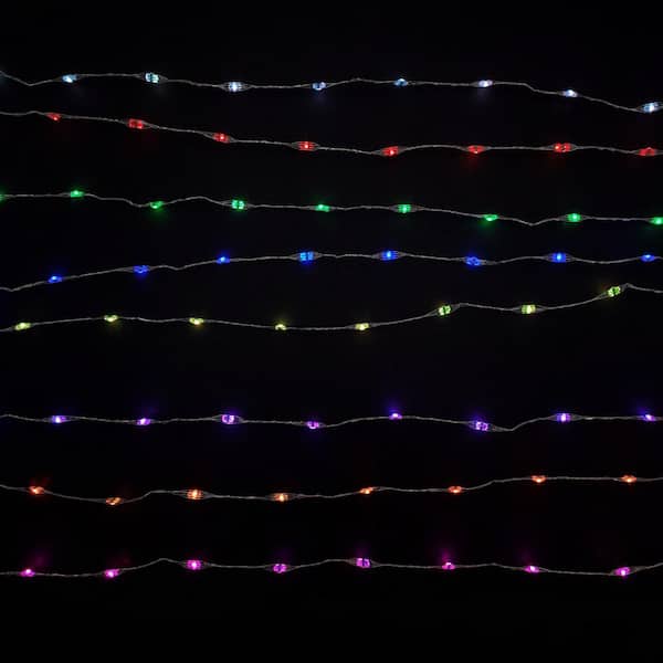 17.7' Multi Color Battery Operated String Christmas Lights - RecPro