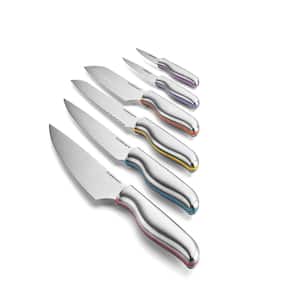 Classic Color Band 12-Piece Stainless Knife Set