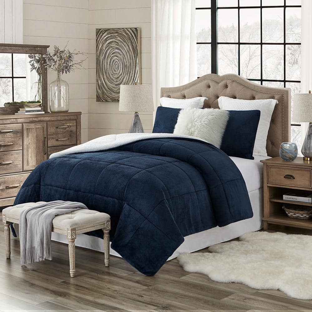 Sherpa King California Comforter, Bed Bath And Beyond Oversized King Comforter