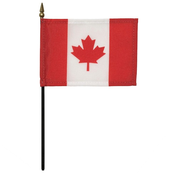 Valley Forge Flag 4 in. x 6 in. Canada Stick Flag