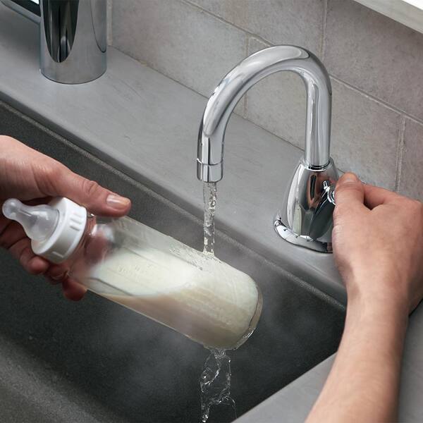 InSinkErator Invite HOT100 Series Instant Hot Water Dispenser with 1-Handle  6.25 in. Faucet in Satin Nickel H-HOT100SN-SS - The Home Depot