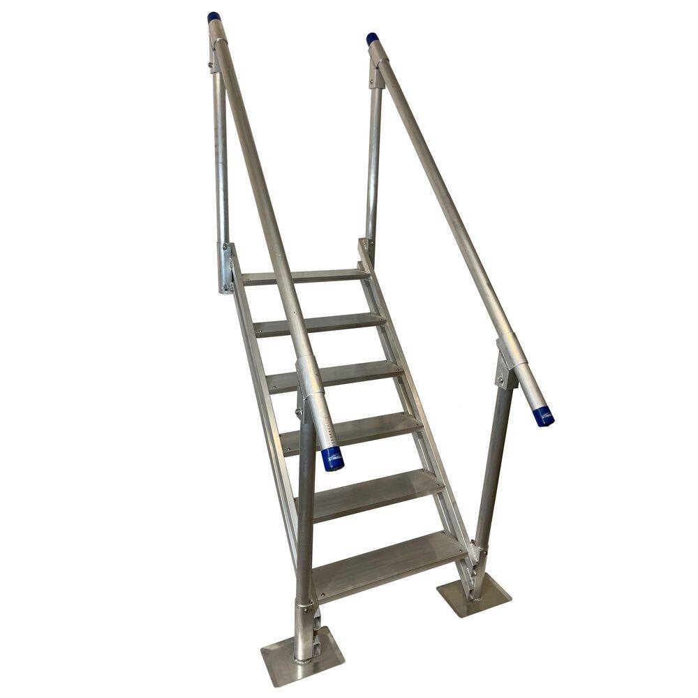 6 Step Aluminum Stairs with Handrail price history on PriceWatchPro