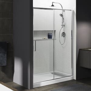 Bellwether 60 in. x 34 in. Single-Threshold Shower Base in White with Right Center Drain