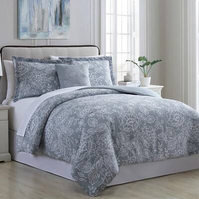 Modern Threads Olivia 8 Piece Printed, King Size Cotton Bed In A Bag Sets