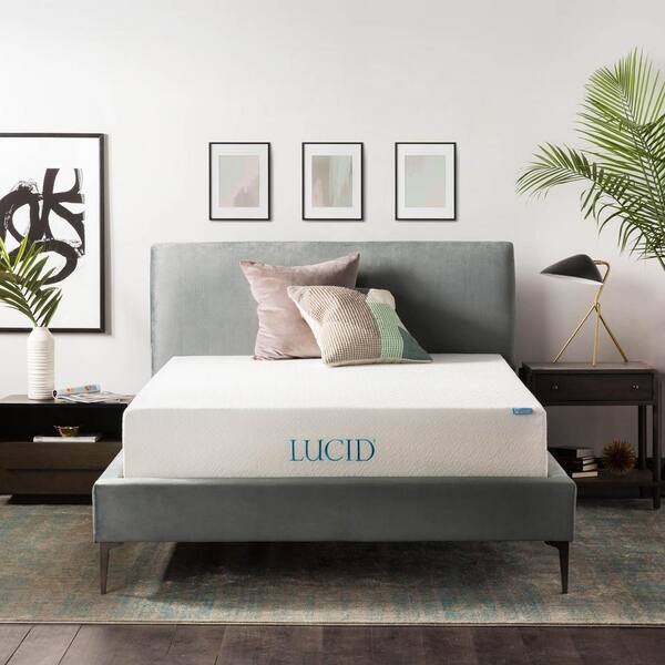 LUCID 12 in. Full Gel Memory Foam Mattress