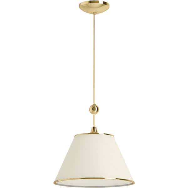 KOHLER Parohn 1-Light Polished Brass Pendant