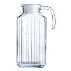 Mr. Coffee 62 fl. oz. Heat Resistant Borosilicate Glass Pitcher with  Strainer Lid 985119442M - The Home Depot