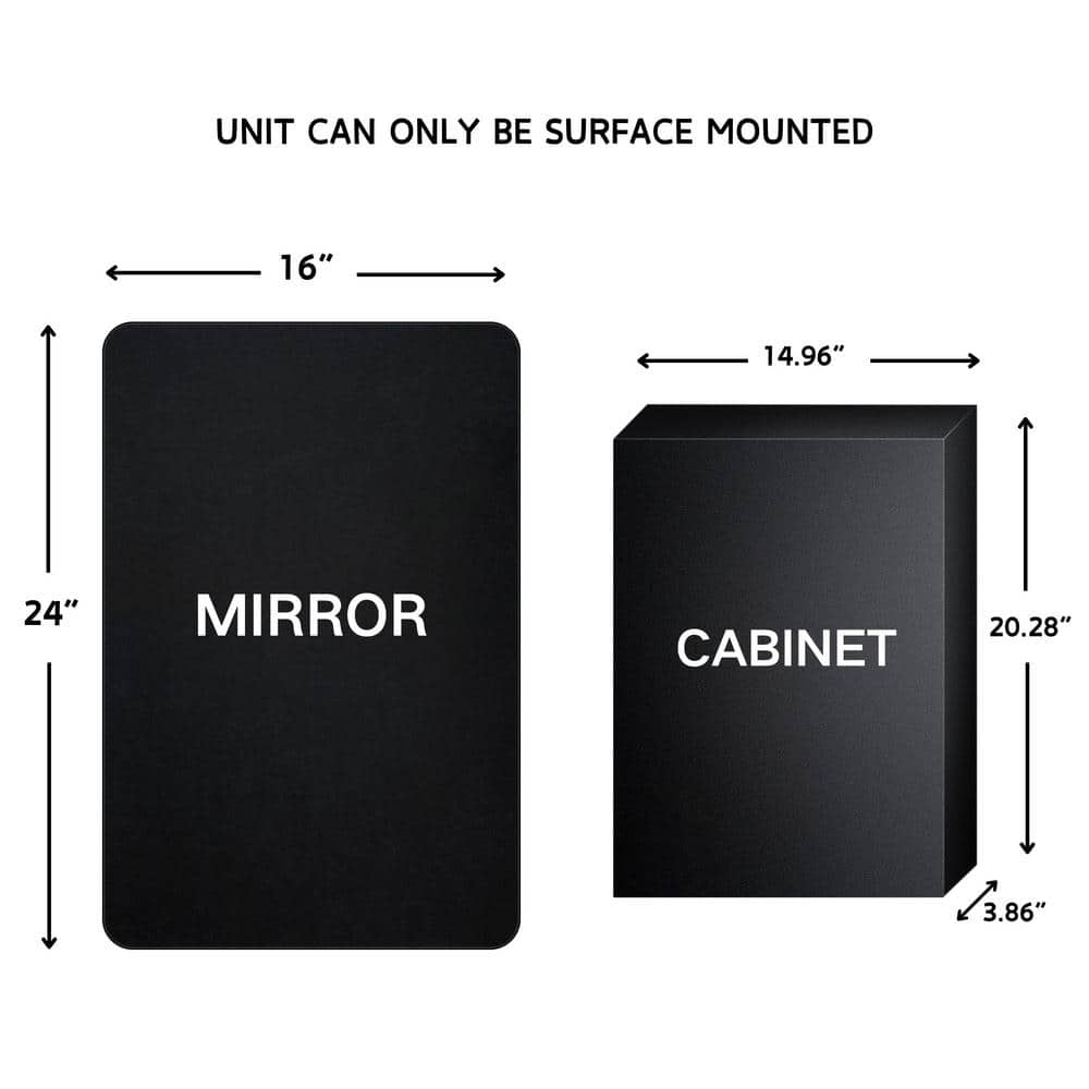 Polished Nickel Rectangular Metal Framed Bathroom Medicine Cabinet with Mirror