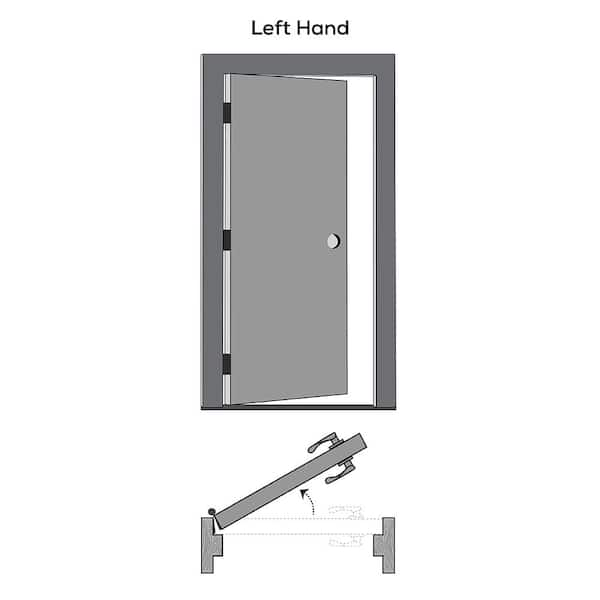 MMI Door 30 in. x 80 in. Smooth Rockport Left Hand Solid Core