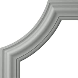 3/4 in. x 10 in. x 10 in. Urethane Pompeii Panel Moulding Corner (Matches Moulding PML02X00PO)