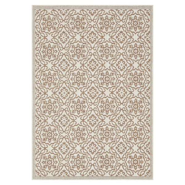 Eliza Brick 10 ft. x 13 ft. Indoor/Outdoor Area Rug