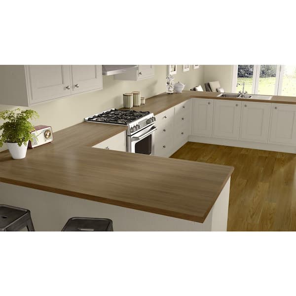 5 ft. x 12 ft. Laminate Sheet in Pasadena Oak with Standard Fine Velvet Texture Finish