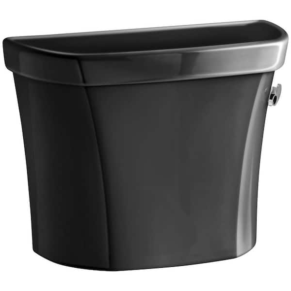 KOHLER Wellworth 1.6 GPF Toilet Tank Only in Black Black