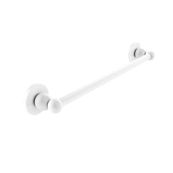 Allied Brass Bolero Collection 36 in. Wall Mounted Towel Bar in Matte White