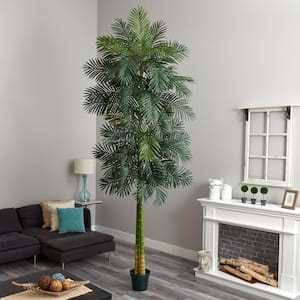 10 ft. Double Stalk Golden Cane Artificial Palm Tree