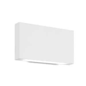 Mica 10 in. 1 Light 26-Watt White Integrated LED Wall Sconce