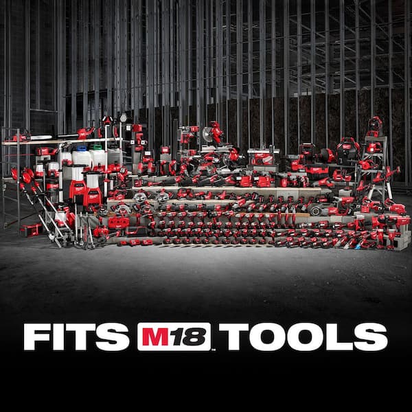 Milwaukee - M18 18-Volt Lithium-Ion XC Starter Kit with Two 5.0Ah Batteries and Charger