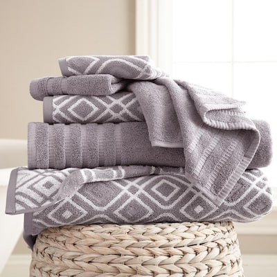 MADISON PARK Signature Splendor 6-Piece Natural 1000 GSM 100% Cotton Towel  Set MPS73-436 - The Home Depot