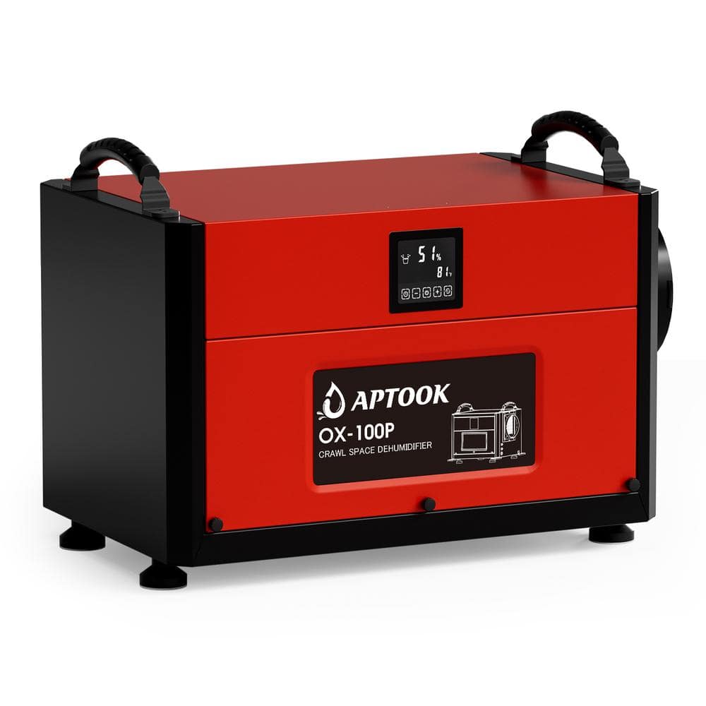 210 pt. 6,000 sq. ft. Bucketless Commercial Dehumidifier in Red with Auto Defrost for Basement, Crawl Space price history on PriceWatchPro