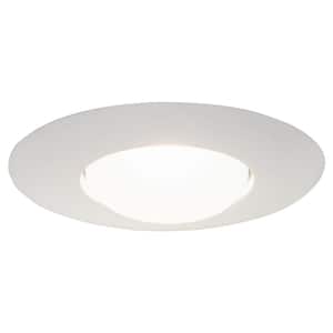 301 Series 6 in. White Recessed Ceiling Light Open Splay Trim