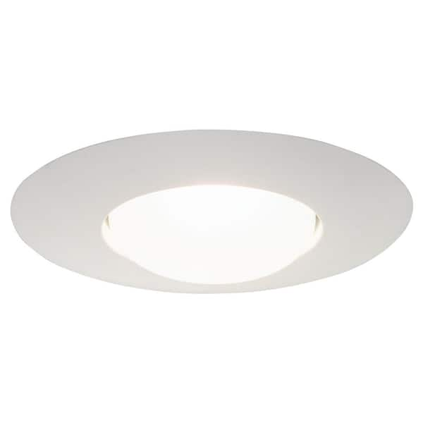 HALO 301 Series 6 in. White Recessed Ceiling Light Open Splay Trim