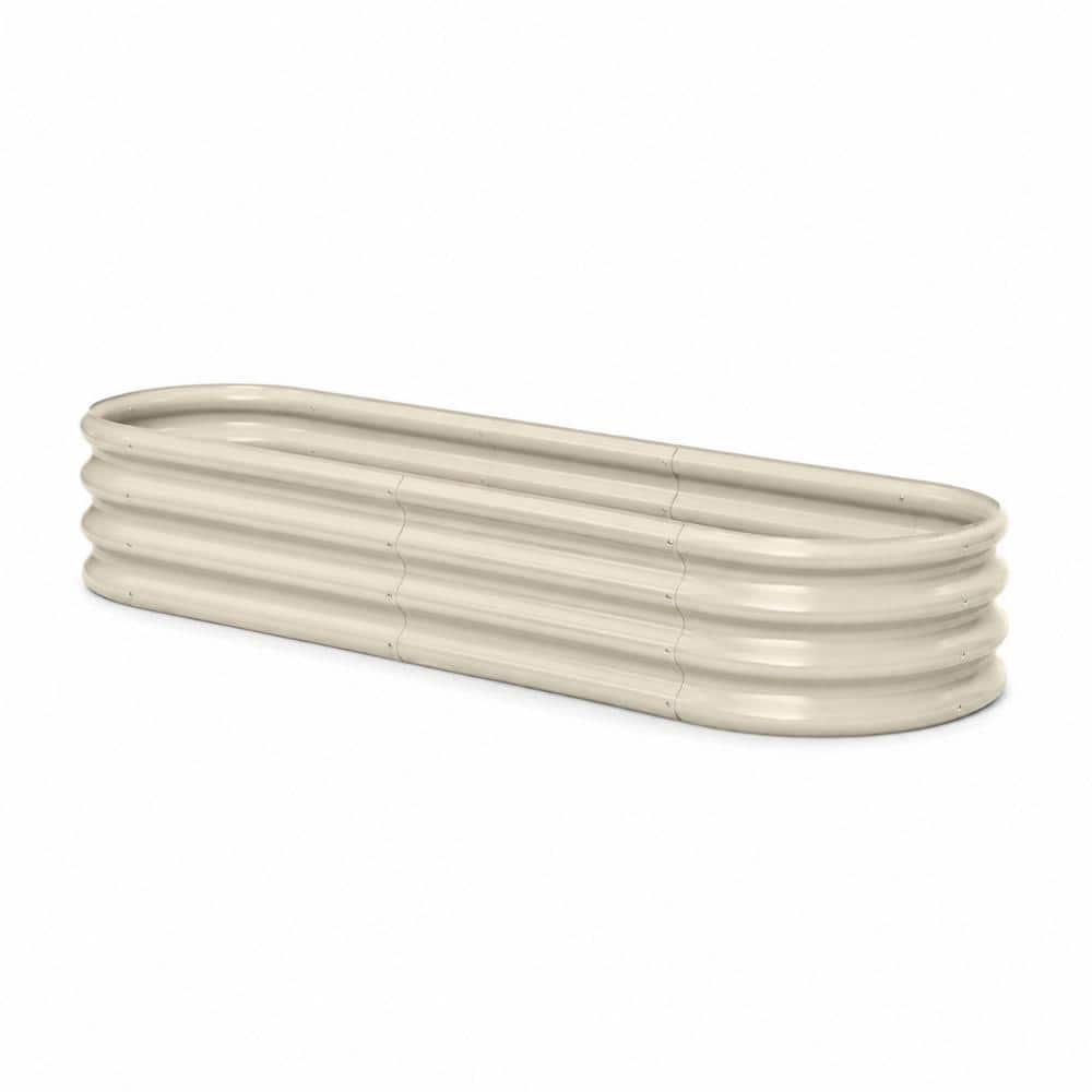 72 in. L x 24 in. W x 12 in. H 10 qts. Galvanized Steel Rectangle Sand Beige Outdoor Planter Box Pots & Planter price history on PriceWatchPro