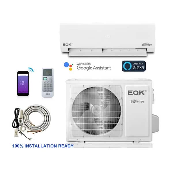 EMERSON QUIET KOOL 17 SEER 18,000 BTU 1.5 Ton Ductless Mini-Split Air Conditioner with Inverter, Heat, Remote and Wi-Fi 230V/60 Hz