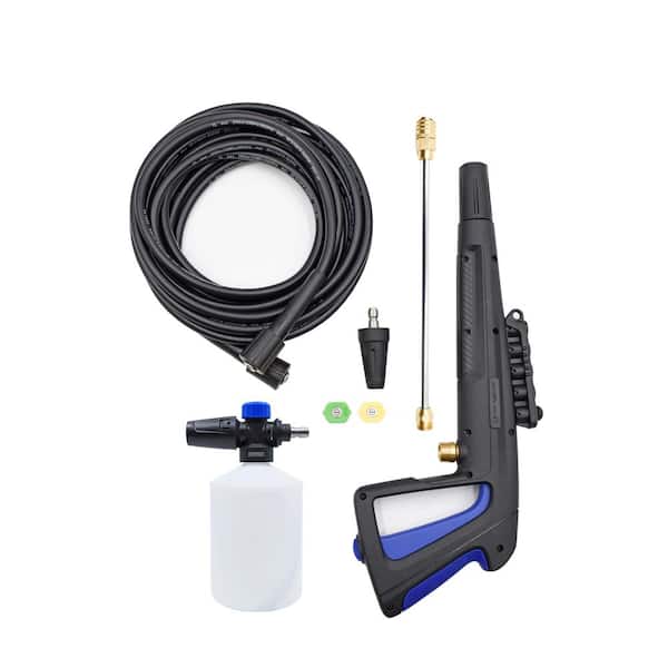 YIYIBYUS Maximum Pressure 3000 PSI Pressure Washer Spray Gun with 5 Nozzles  for Car Washing Garden Cleaning BI-ZJ-3LJK - The Home Depot